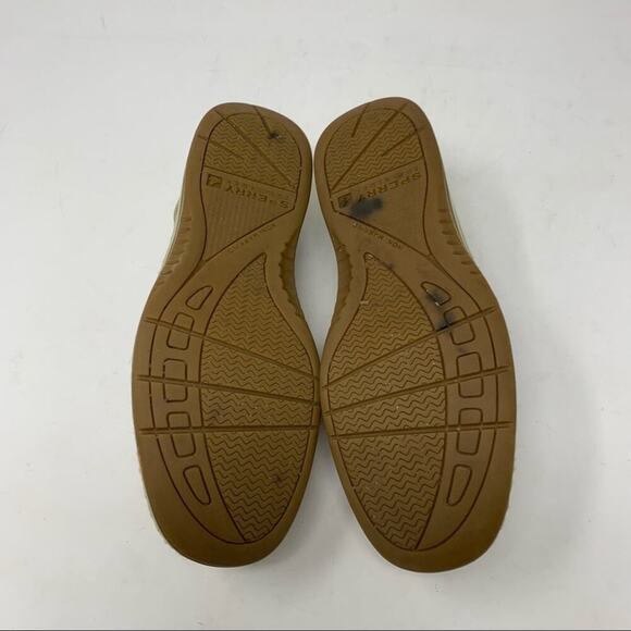 Sperry Angelfish Leopard Jacquard Boat Shoe Size 6 - Picture 7 of 8